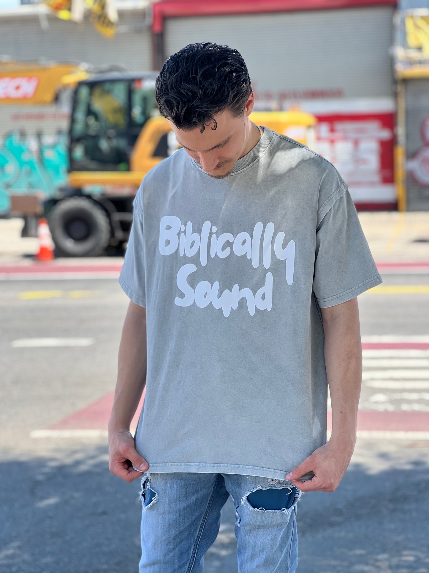 Biblically Sound Tee (Ash Gray)