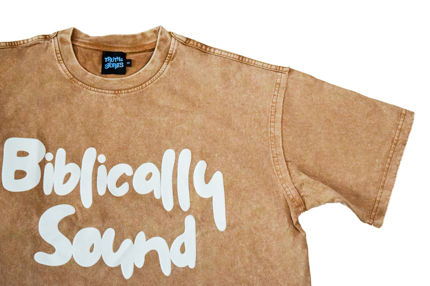 Biblically Sound Box Tee (Brown)